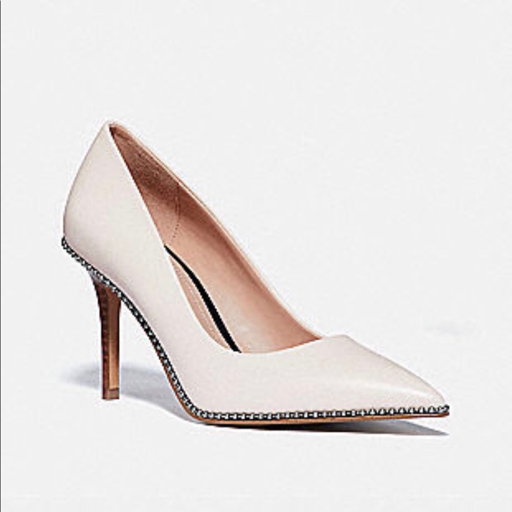 Coach waverly beadchain pump shoes